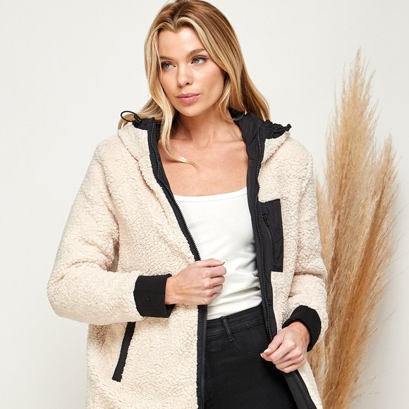 Reversible Shera Jacket, Parka Jacket with Drawstring Detail - Picture 7 of 15